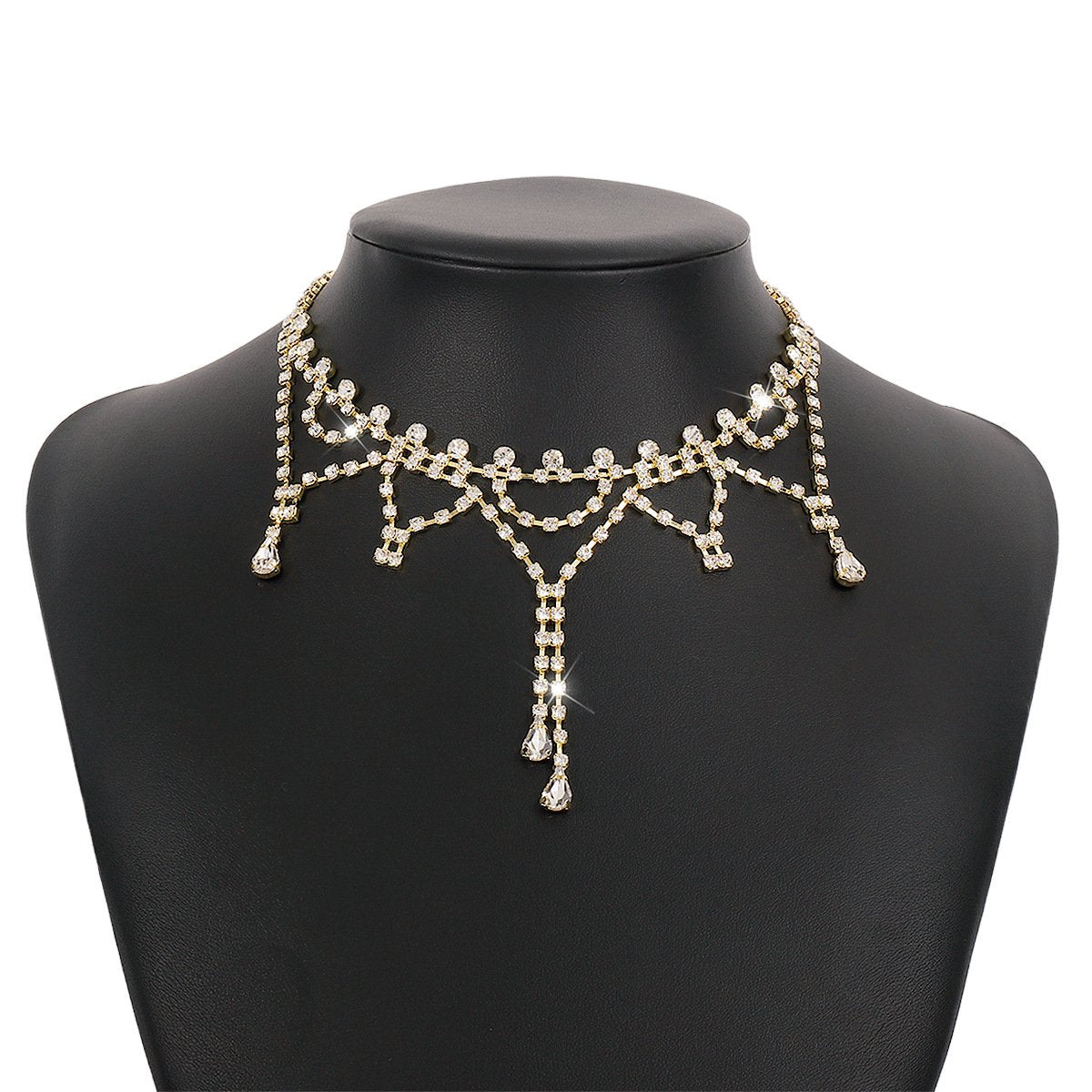 1454 Net Red Temperament Necklace Claw Chain Tassel Fashion Niche Necklace Exaggerated Personality Design Necklace