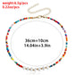 Jewelry Bohemian Colored Rice Beads Pearl Beaded Necklace Female Handwoven Necklace