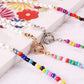 Necklace Women's Asymmetrical Beach Explosion Color Beads Imitation Pearl Trend Fashion Necklace