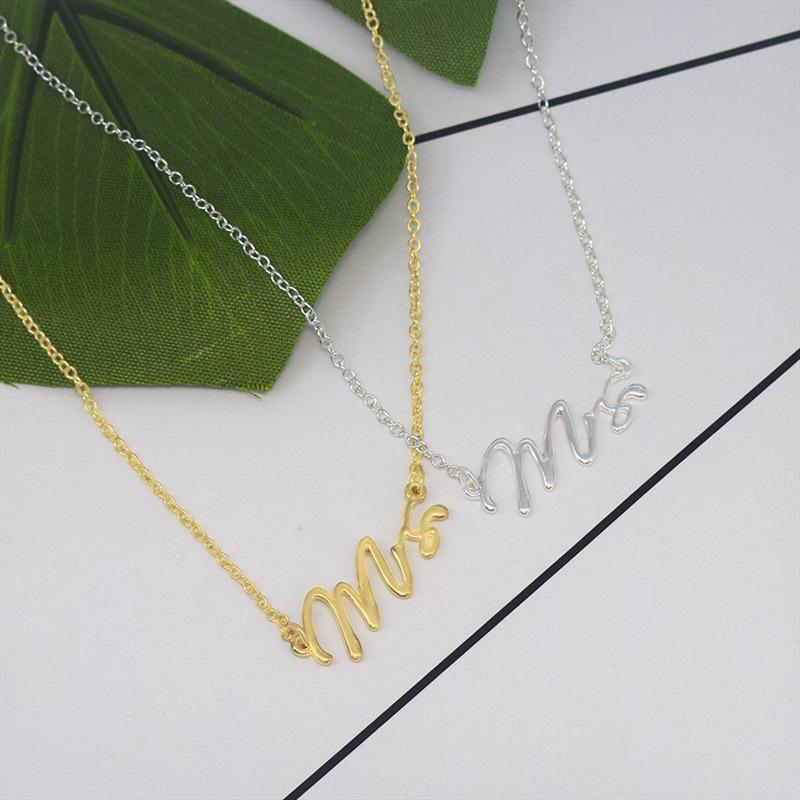 Specially for creative ms necklace ladies necklace English letter chain necklace female jewelry jewelry