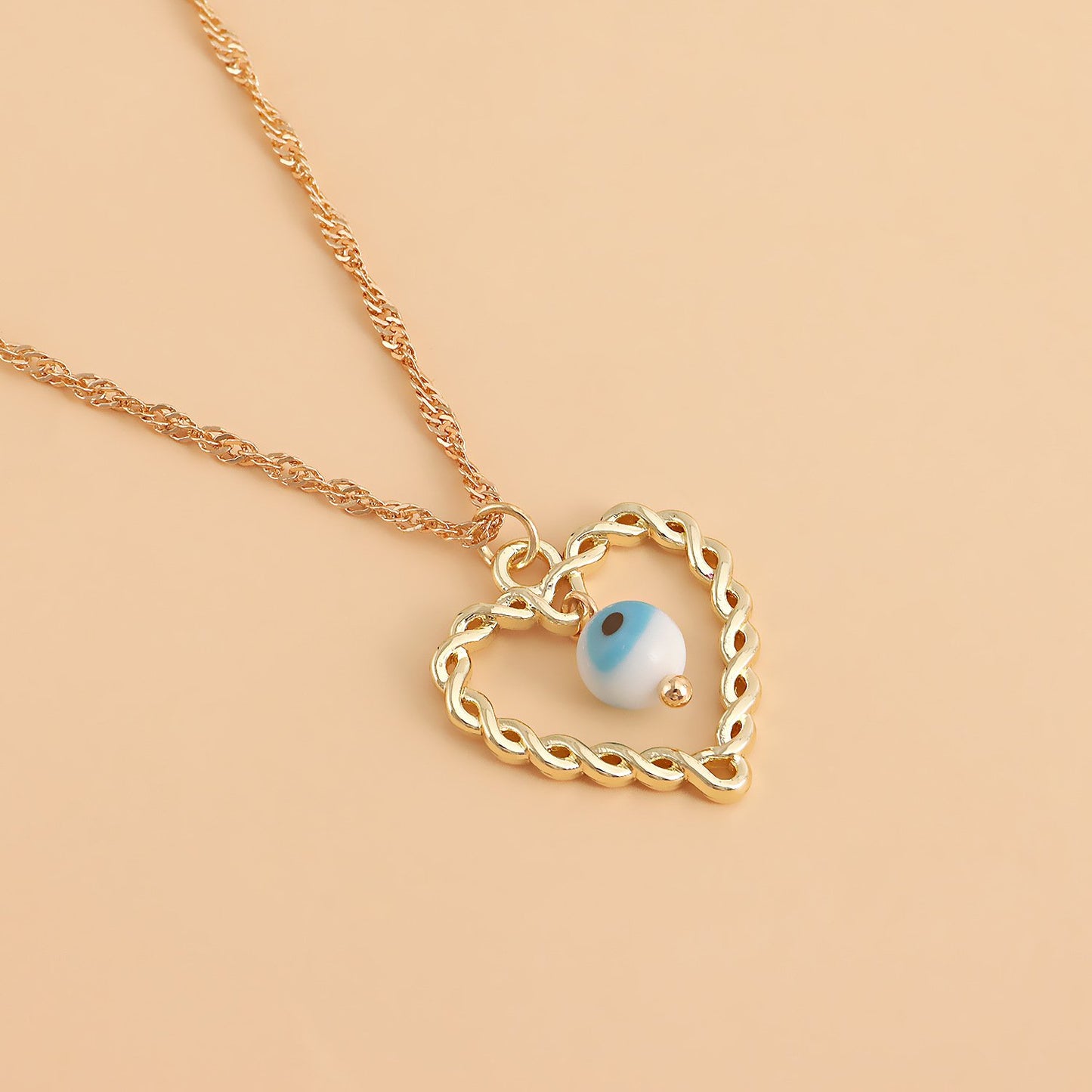 Jewelry Versatile Devil's Eye Personality Clavicle Necklace Simple Blue Eyes Love Necklace Female