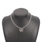 N9521 Simple Chain Necklace Creative Hollow Butterfly Fashion Necklace Exaggerated Punk Hip Hop Necklace
