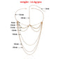 Jewelry Fashion Fashion Hair Accessories Rhinestone Chain Jewelry Fashion Simple Hair Accessories