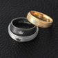 Fashion stainless steel ring herKinghisQueen king and queen couple ring jewelry