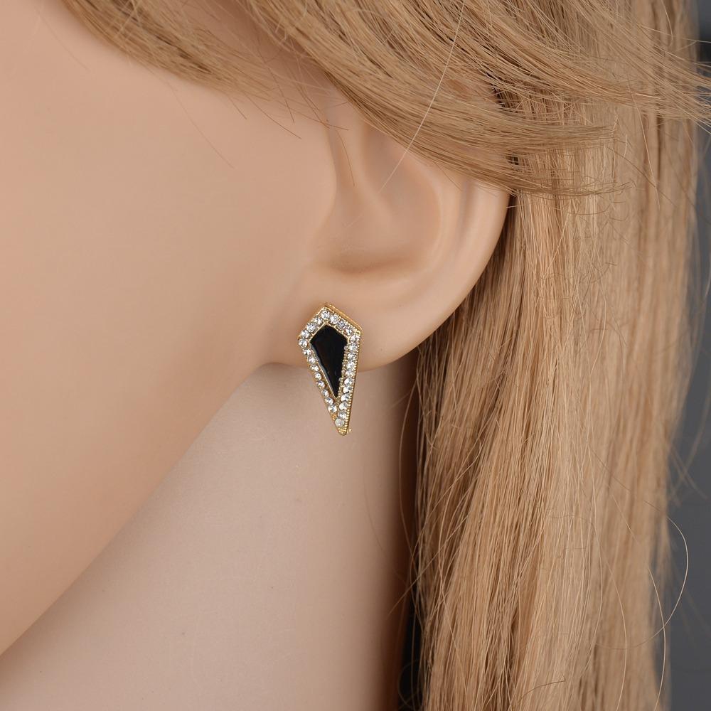 earrings popular diamond rhombus stud earrings for women