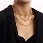 Jewelry Retro Multi-layer Paper Clip Bamboo Clavicle Chain Necklace Female Trend Female Necklace