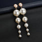 Long Imitation Pearl Pendant Fashion Personality Trendy Female Stud Earrings