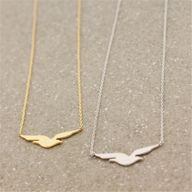 Accessories Cute Seagull Pendant Necklace Female Seabird Clavicle Chain Small Jewelry