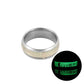 Ring titanium steel stainless steel ring creative luminous note ring ring ring