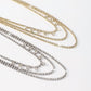 N1357 Multi-layer sparkling necklace claw chain rhinestone exaggerated light luxury fashion necklace net red retro necklace