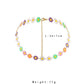 Fashion and simple short neck chain color dripping oil daisy flower clavicle chain necklace pastoral
