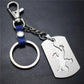 Lizard gecko stainless steel key chain car decoration couple bag key pendant top layer cowhide