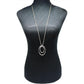 Accessories fashion trendy clavicle chain exaggerated retro large circle female necklace does not fade