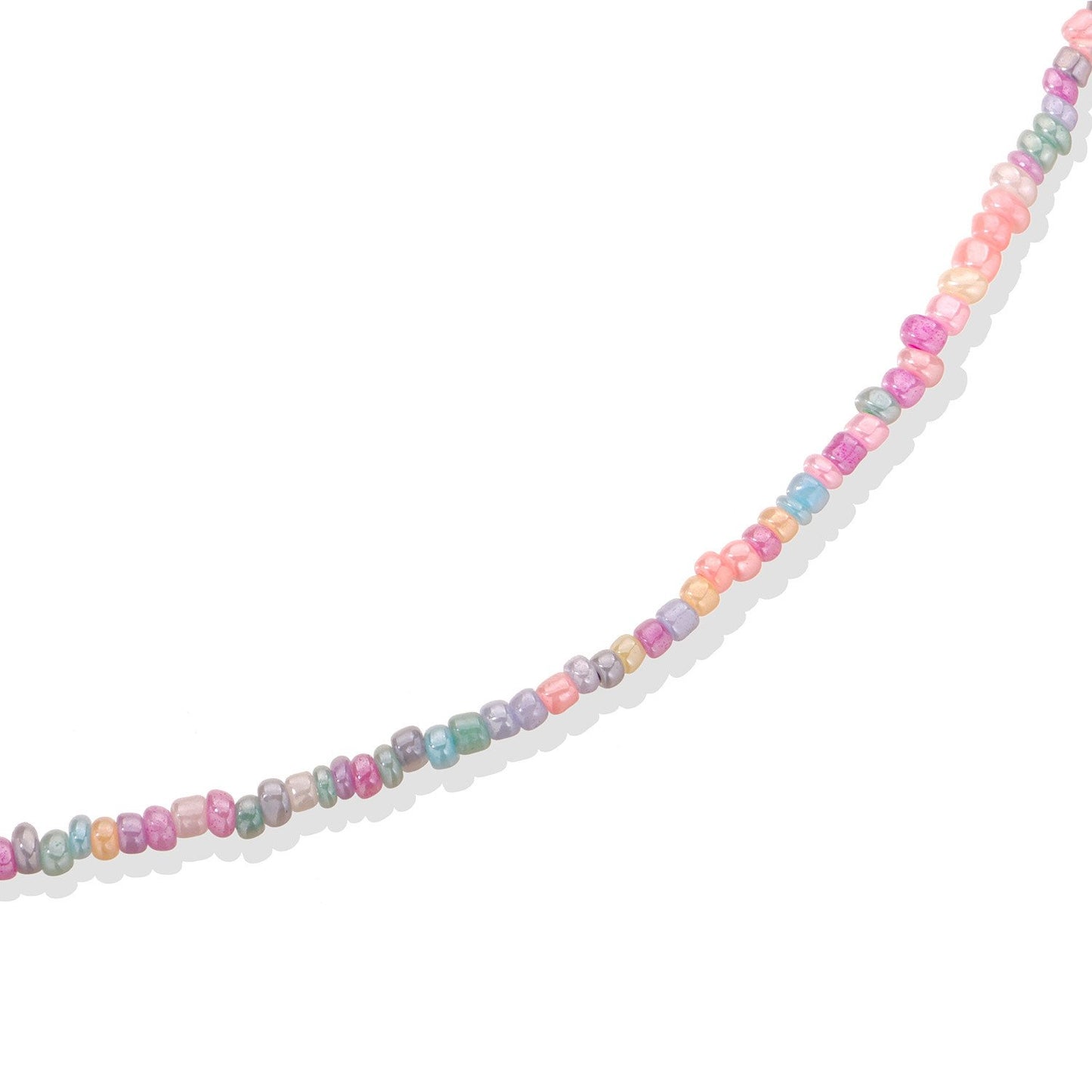 Jewelry Bohemian ethnic color rice bead necklace female fashion temperament necklace clavicle chain