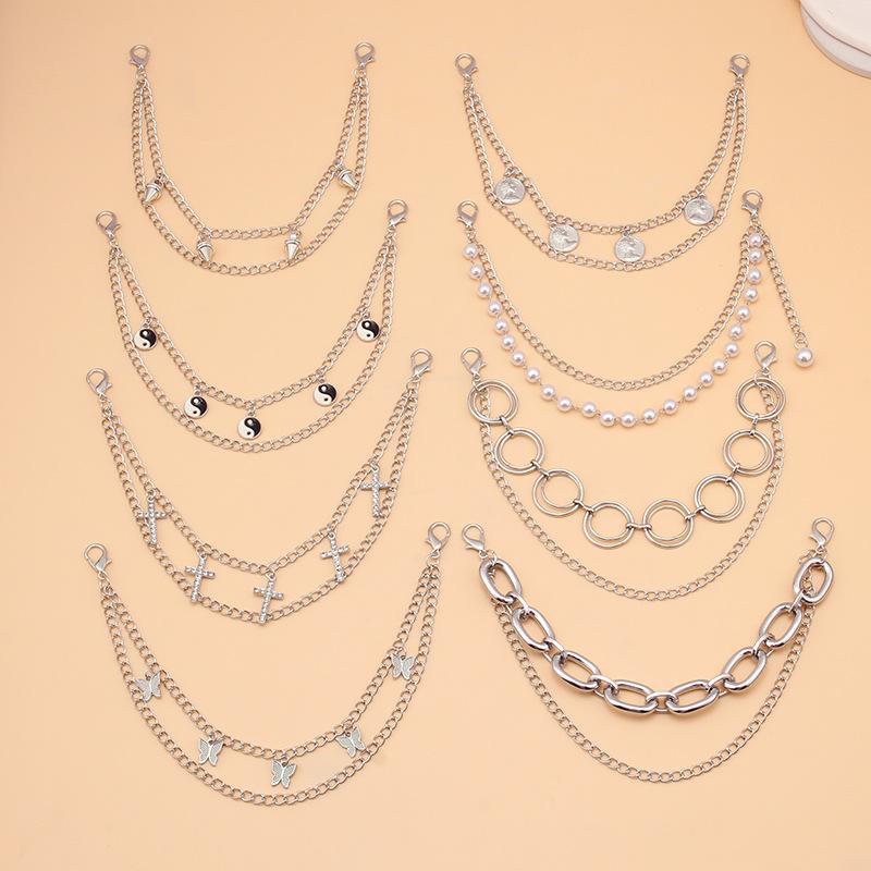Jewelry Fashion Trend Bag Chain Versatile Bag Shoulder Strap Metal Single Shoulder Strap Bag Accessories
