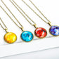 Luminous Necklace Female Harajuku Sweet Fresh Dreamy Star Necklace Temperament Sweater Chain