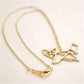 Jewelry Pop Hollow Fox Ladies Necklace