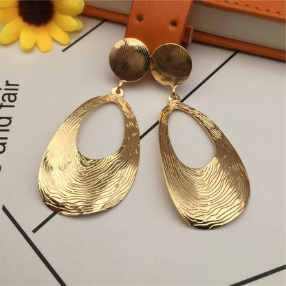 Popular Simple Street Shot Earrings Night Party Prom Earrings Sequin Ring Earrings Small Jewelry