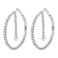 E1658 Jewelry Claw Chain Full Diamond Temperament Fashion Earring Personality Exaggerated Dinner Party Earrings