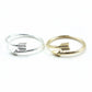 Fashion Jewelry Couple Fashion Arrow Opening Adjustable Ring Female Geometric Opening Ring