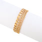 B1696 Jewelry Simple Metal Multilayer Bracelet Casual Fashion Geometric Irregular Creative Jewelry