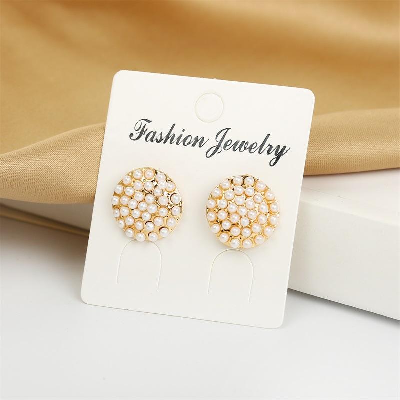 Ear Jewelry Round Pearl Earrings Fashion OL Generous Millet Ball Ball Earrings