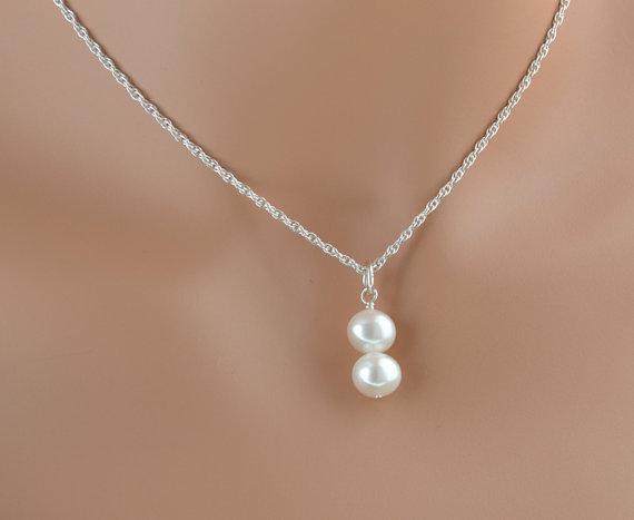 Pearl Cheap Simple Clavicle Chain Cheap Ladies Alloy Pendant Chain