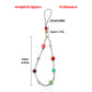 Jewelry ins trendy color fruit element mobile phone lanyard mobile phone beaded chain hand-woven pendant