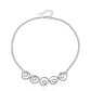 Jewelry Spiral Geometry Niche Design Sense Female Necklace Fashion Commuting Versatile Clavicle Chain Necklace