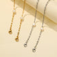 Mask hanging chain stainless steel chain baroque special-shaped pearl mask chain glasses chain
