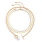 Jewelry Temperament Millet Grain Pearl Clavicle Necklace Female Hip Hop Metal Snake Bone Chain Necklace