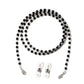 Popular Jewelry Black and White Pearl Non-slip Anti-lost Glasses Chain Mask Lanyard