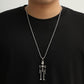 Simple Fashion Versatile Stainless Steel Robot Necklace Men's Necklace Choker Jewelry