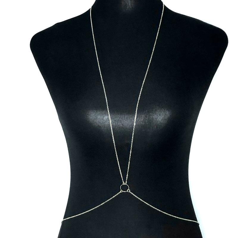 Jewelry fashion geometric body chain street shooting beach one chain sexy simple body chain female