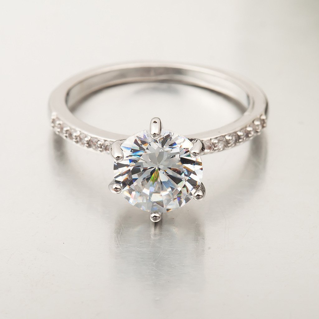 Jewelry Fashion Zircon Vintage Ring Creative Zircon Classic Ladies Wedding Ring Ring