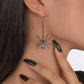 E122 Halloween Earrings Women's Dark Department Old Retro Long Earrings Exaggerated Spider Earrings