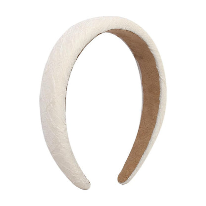 F3874 Fashion temperament chiffon pleated hair accessories sweet fresh cute trendy candy color headband