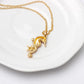 Fashion Creative Items Ocean Series Starfish Pearl Personality Seahorse Pendant Necklace