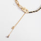 Jewelry Retro Hip Hop Chain Flannel Stitching Necklace Creative Alphabet Zircon Pendant Necklace Female