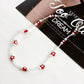 Jewelry bohemian colorful five-pointed star transparent rice bead choker necklace female ins