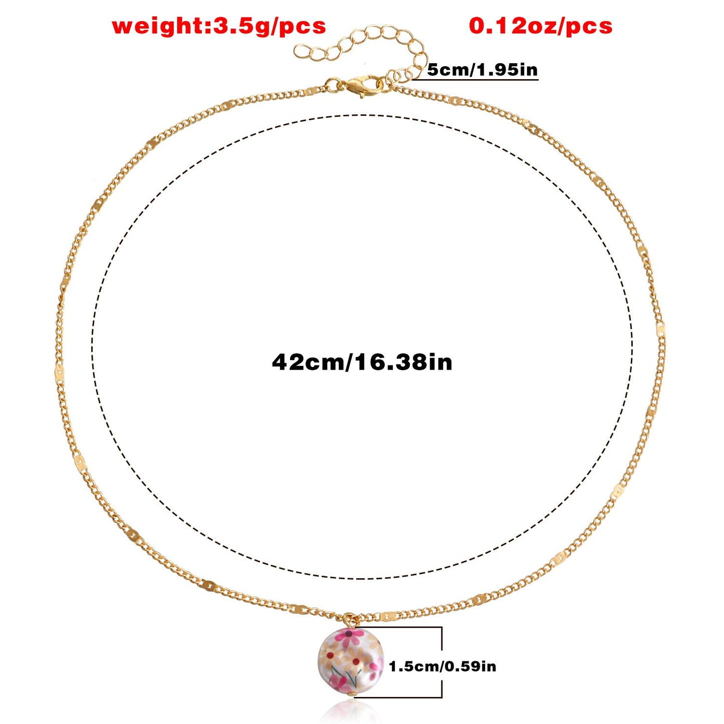 Jewelry light luxury flower mother-of-pearl pendant necklace female clavicle chain personality versatile niche design necklace