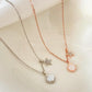 Ins starfish shell necklace female fashion temperament niche diamond star clavicle chain net red sweater chain tide