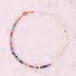Necklace Women's Asymmetrical Beach Explosion Color Beads Imitation Pearl Trend Fashion Necklace