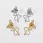 E1395 Niche Design Sense Fashion Earrings Female Rose Snake Exaggerated Baroque Creative Earrings