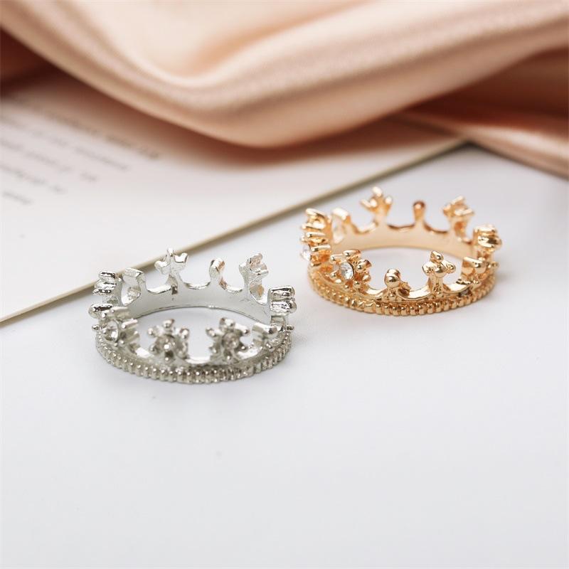 Pepper crown ring princess ring jewelry 2 yuan jewelry stalls