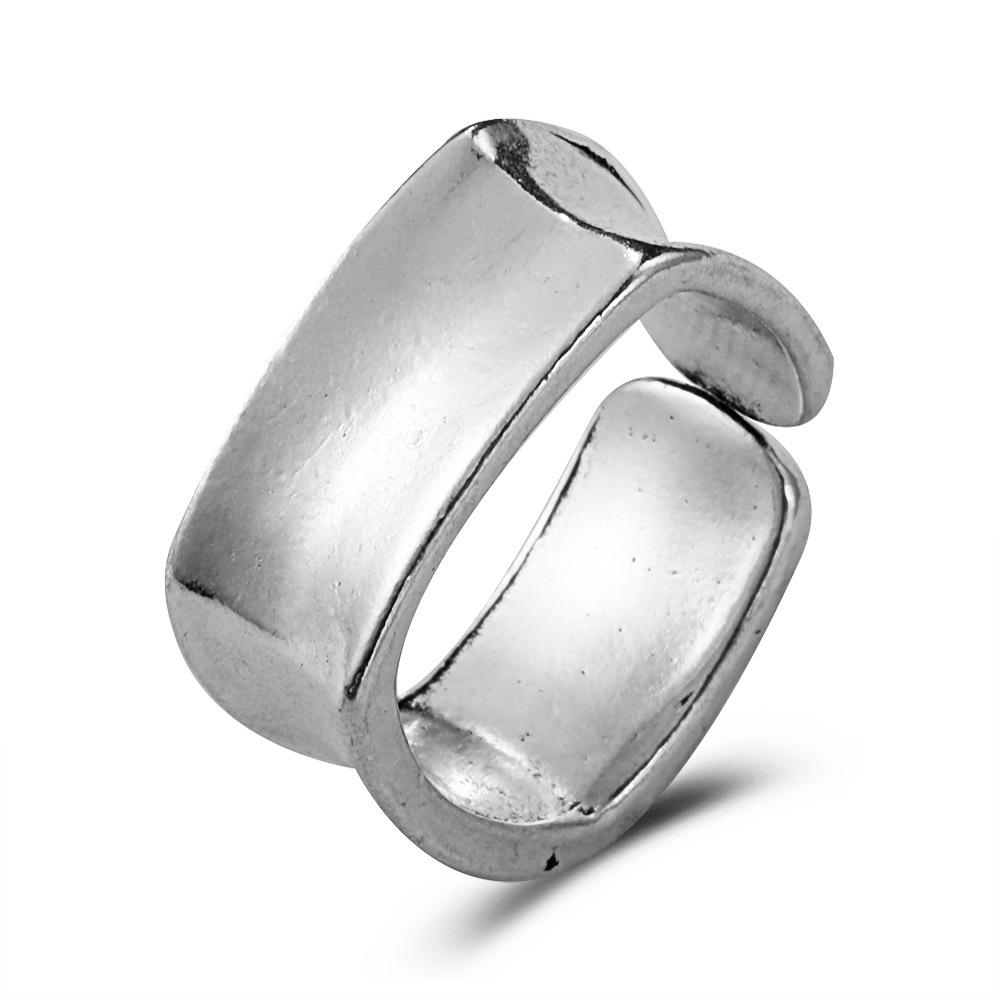 Old opening geometric ring ins personality trend adjustable irregular ring punk jewelry female