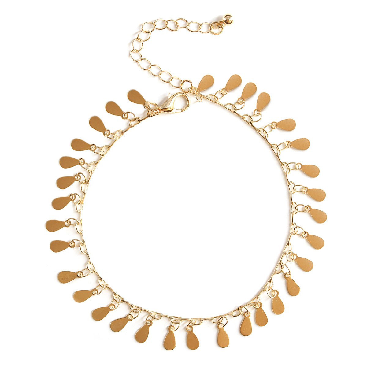 Accessories Beach Anklet Ladies Fashion Drop Shape Handmade Foot Jewelry Designed by Famous Designers