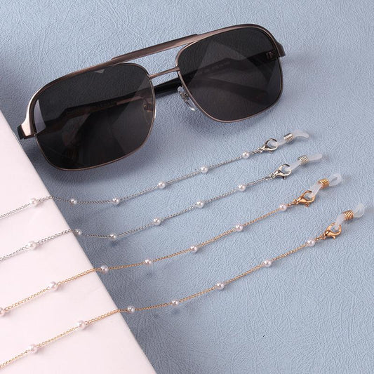 Retro Glasses Chain Temperament Imitation Pearl Rope Mask Rope Dual-purpose Glasses Rope Sunglasses Decorative Hanging Chain