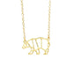 Fashion cute origami hollow bear necklace, all-match alloy animal bear delicate clavicle chain