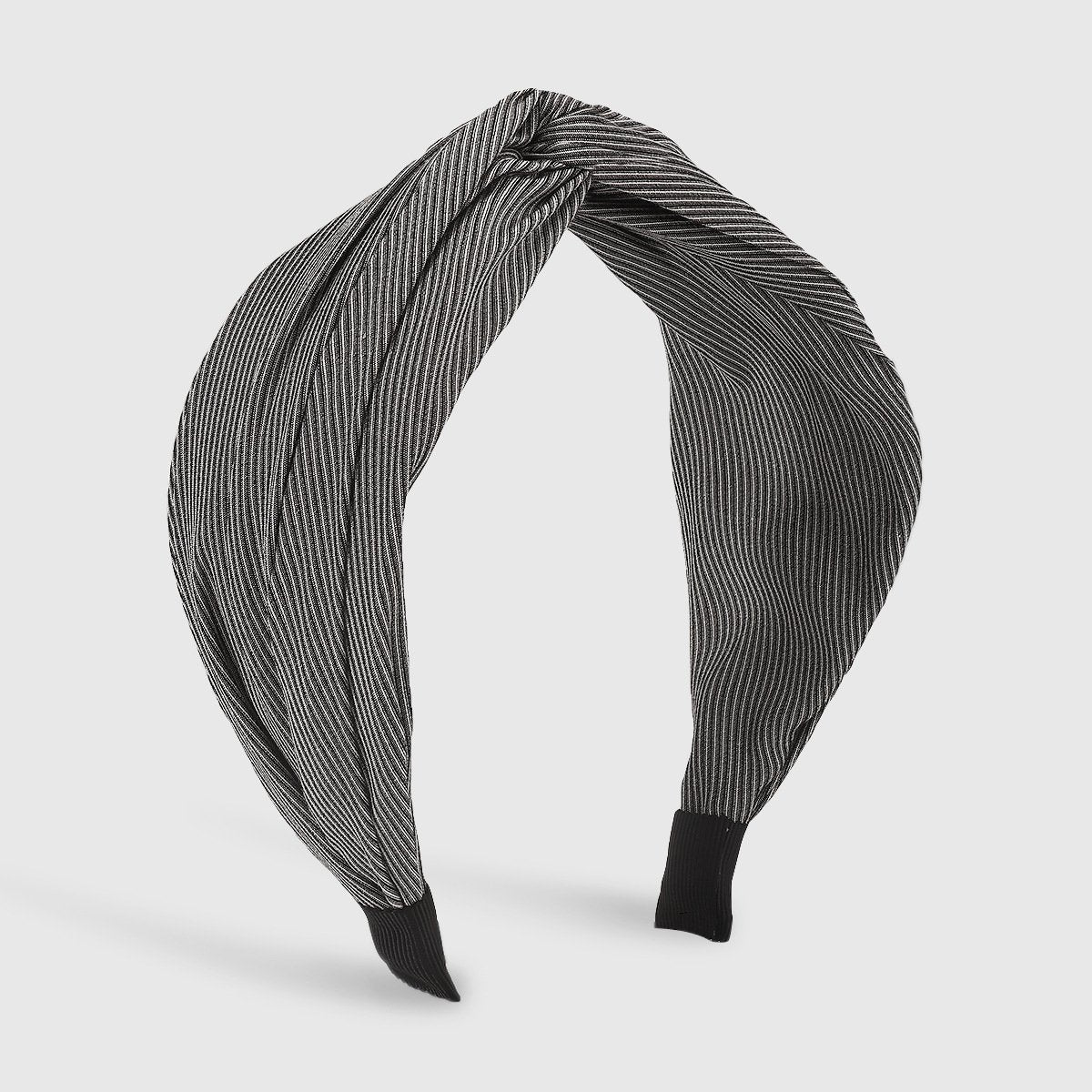 F4712 Jewelry Simple Gray Geometric Cross Bow Headband Retro Wide Brimmed Headband Women